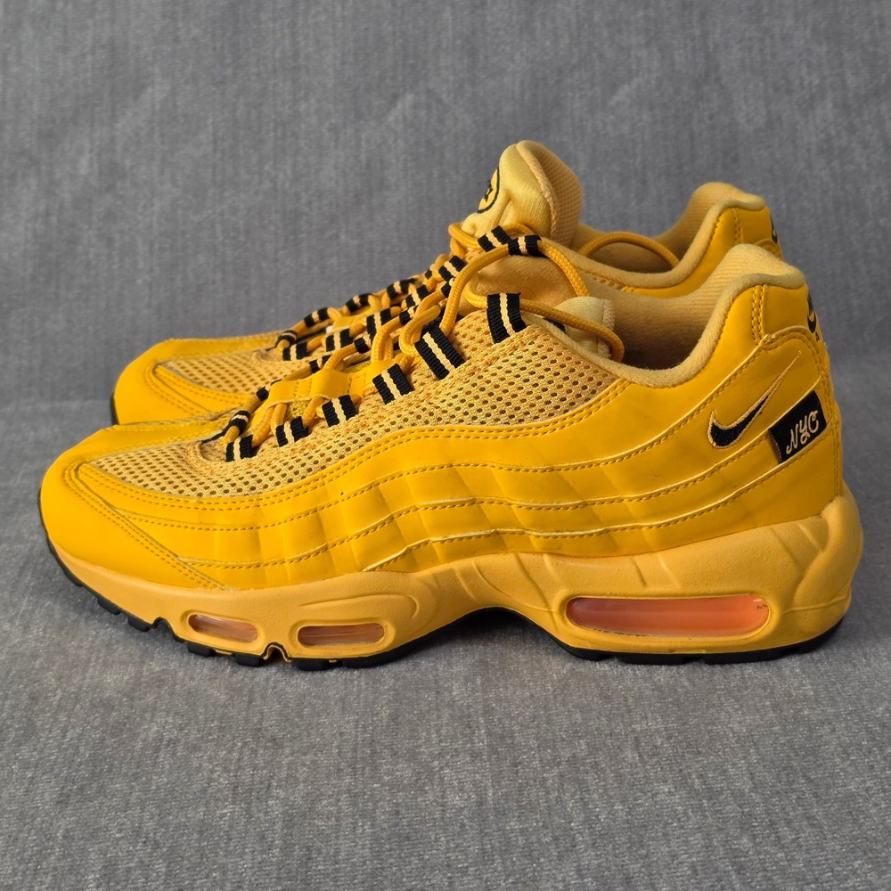 Nike‎ Air Max 95 NYC Taxi Men Size 7.5 Yellow DH0143-700 Streetwear Sneakers